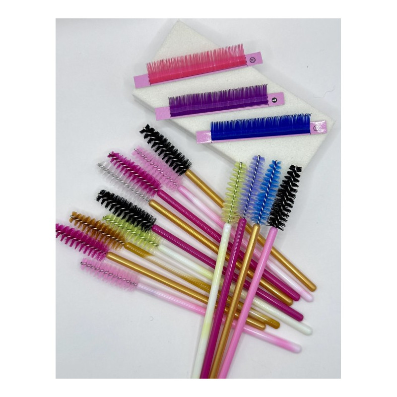 Brosse à mascara jetable – Lot de 50