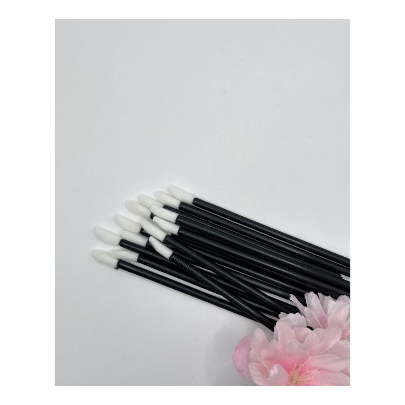 Micro Applicateurs Brosses Lèvres et Sourcils 50 pièces