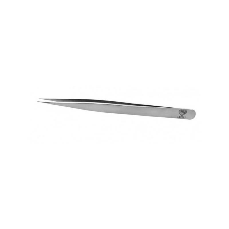 Pince à épiler droite standard pour extensions de cils Lovely