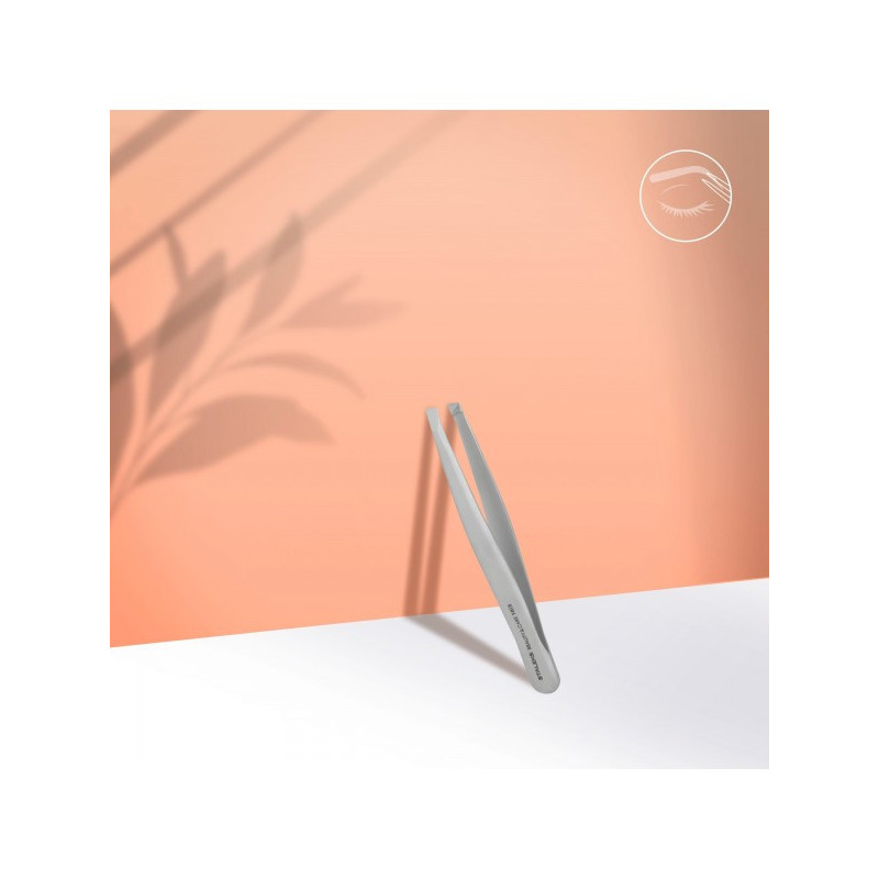 Pince À Épiler Pour Sourcils BEAUTY & CARE 10 TYPE 3 (Bords Larges Chanfreinés) -STALEKS PRO