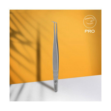 Pince Professionnelle Pour Extension De Cils EXPERT 40 TYPE 2 (En L, 70') -STALEKS PRO