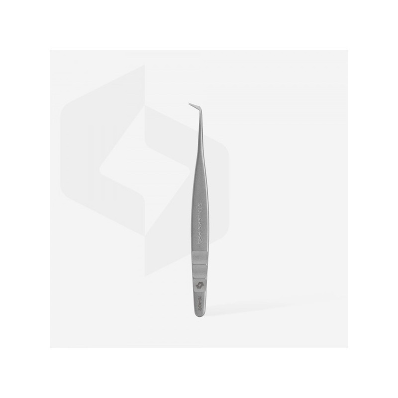 Pince Professionnelle Pour Extension De Cils EXPERT 40 TYPE 2 (En L, 70') -STALEKS PRO