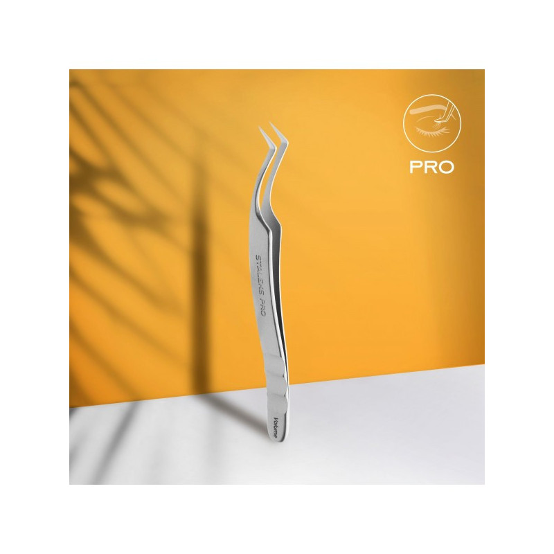 Pince Professionnelle Pour Extension De Cils EXPERT 41 TYPE 2 (En L, 40') -STALEKS PRO