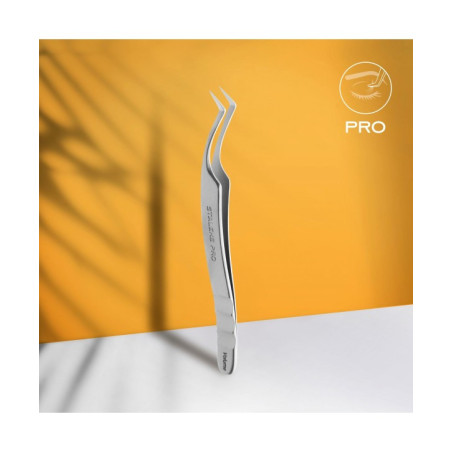 Pince Professionnelle Pour Extension De Cils EXPERT 41 TYPE 2 (En L, 40') -STALEKS PRO