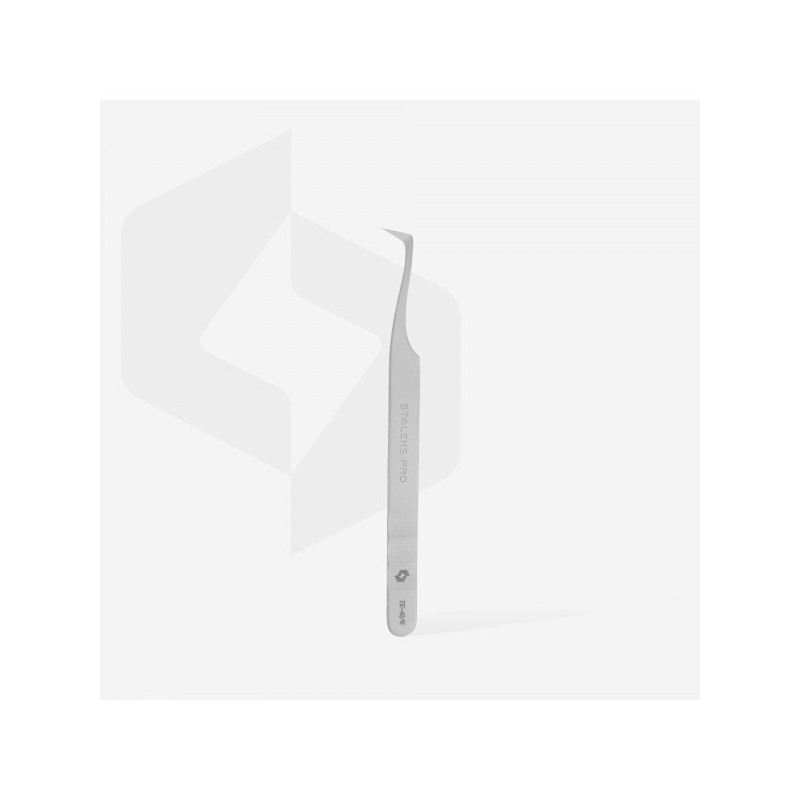 Pince Professionnelle Pour Extension De Cils EXPERT 41 TYPE 6 (Angle Droit, 75') STALEKS PRO