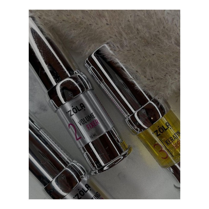 Kit de plastification ZOLA Système de plastification sourcils et cils, 3 x 10 ml