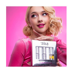 Kit de plastification ZOLA Système de plastification sourcils et cils, 3 x 10 ml