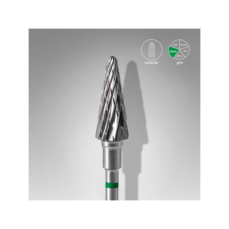 copie de Carbide Nail Drill Bit, "Frustum", Blue, Head Diameter 4 Mm / Working Part 13 Mm- STALEKS PRO