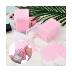 300 PCS Lingettes à ongles / Extension cils / Nettoyage des bouchonnes a colles sans peluches.