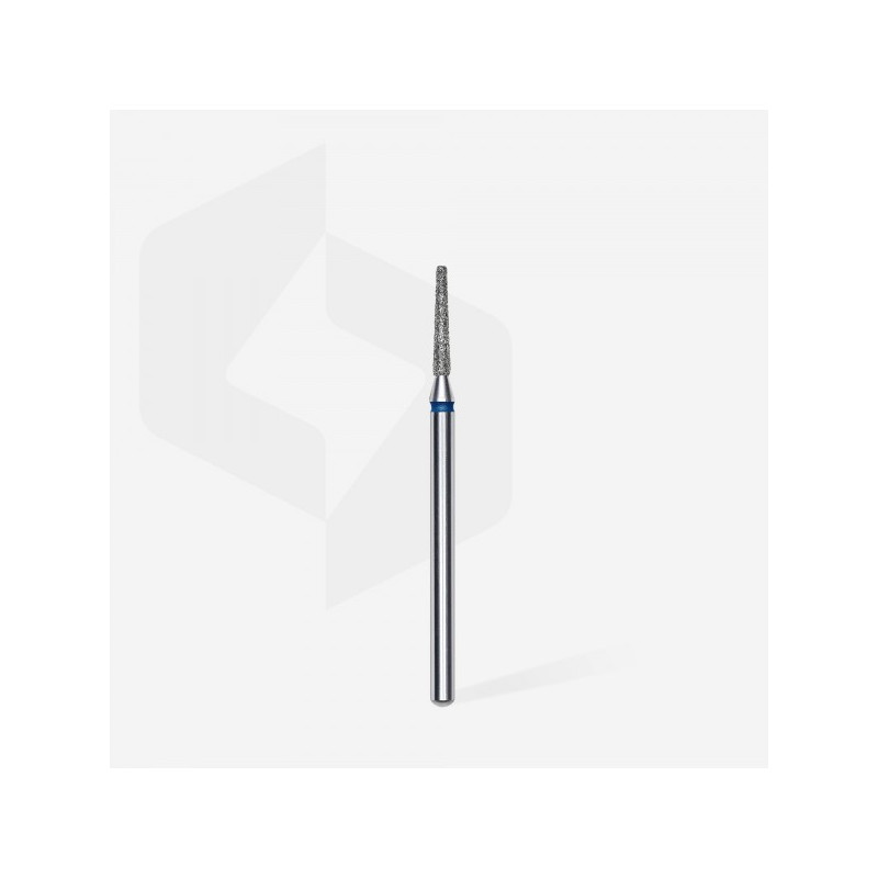 Diamond Nail Drill Bit, "Frustum", Blue, Head Diameter1.6 Mm, Working Part 10 Mm -STALEKS PRO