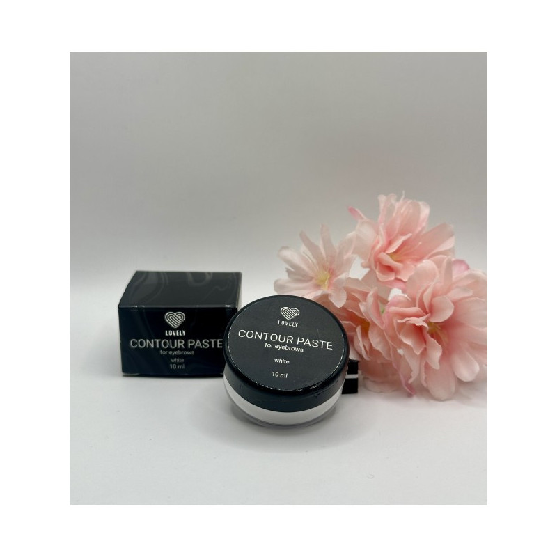 CONTOUR PASTE pour sourcils blanc Lovely, 10 ml