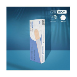 Disposable White PapmAm Files On A Wooden Base EXPERT 22 (25 Pcs) -STALEKS PRO