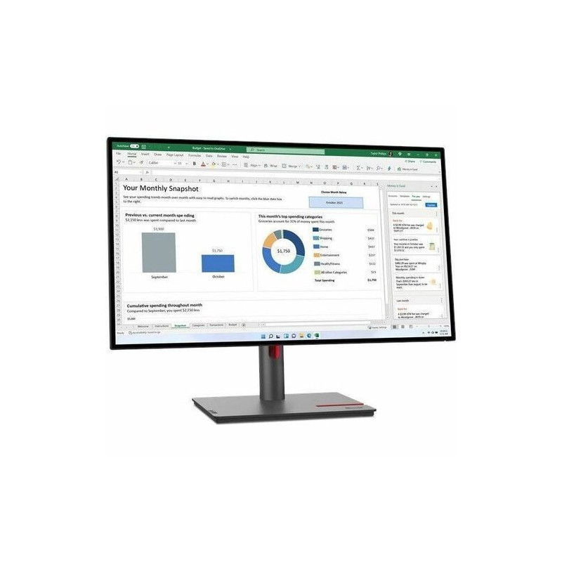 Moniteur LED Lenovo ThinkVision T24-40 24" Class Full HD Moniteur LED Lenovo ThinkVision T24-40 24" Class Full HD