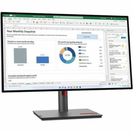 Moniteur LED Lenovo ThinkVision T24-40 24" Class Full HD