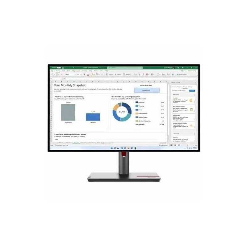 Moniteur LED Lenovo ThinkVision T24-40 24" Class Full HD