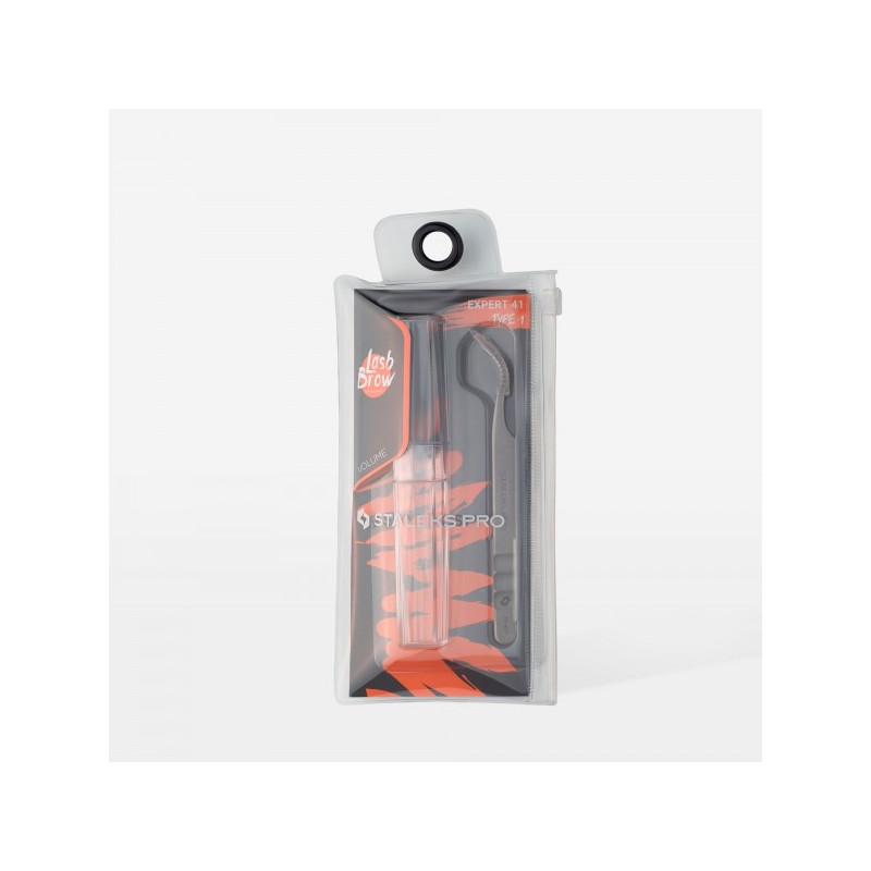 Pince Professionnelle Staleks Pour Extension De Cils EXPERT 41 TYPE 1 (Courbée)